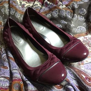 Alfani quilted look ballet flats Jemah